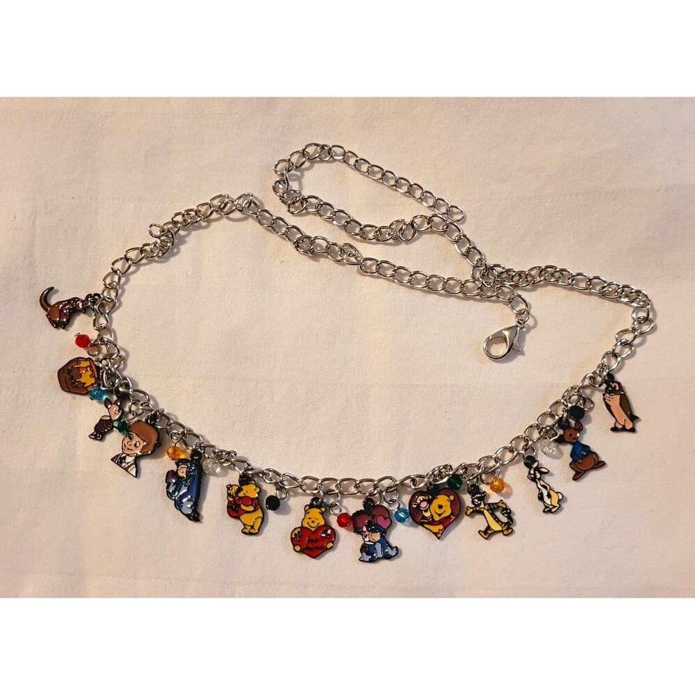 NWOT Winnie the Pooh Inspired Adjustable Charm Necklace